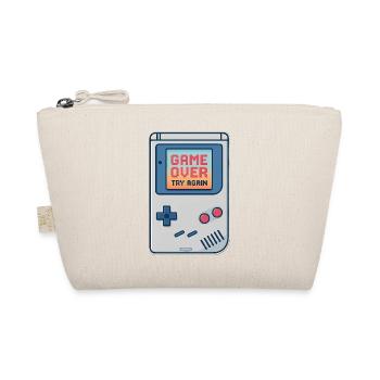 Retro Gaming Console Motiv - Bio-Täschchen - Natur - Vorne