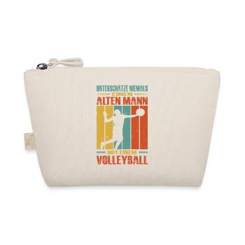 Volleyball Trainer Geschenke Volleyballspieler - Bio-Täschchen - Natur - Vorne