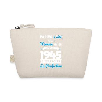 80th Birthday - Born in November 1945 - Organic Pouch - nature - Front