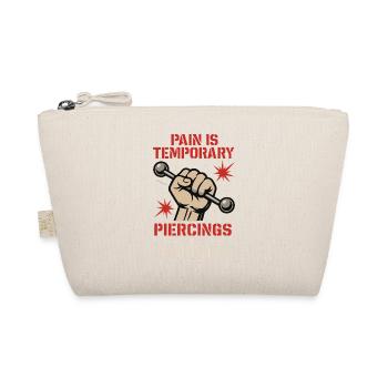 Piercing Addict Body Mod Enthusiast - Organic Pouch - nature - Front
