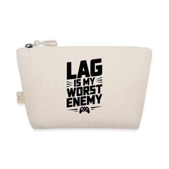 Lag is My Worst Enemy - Organic Pouch - nature - Front