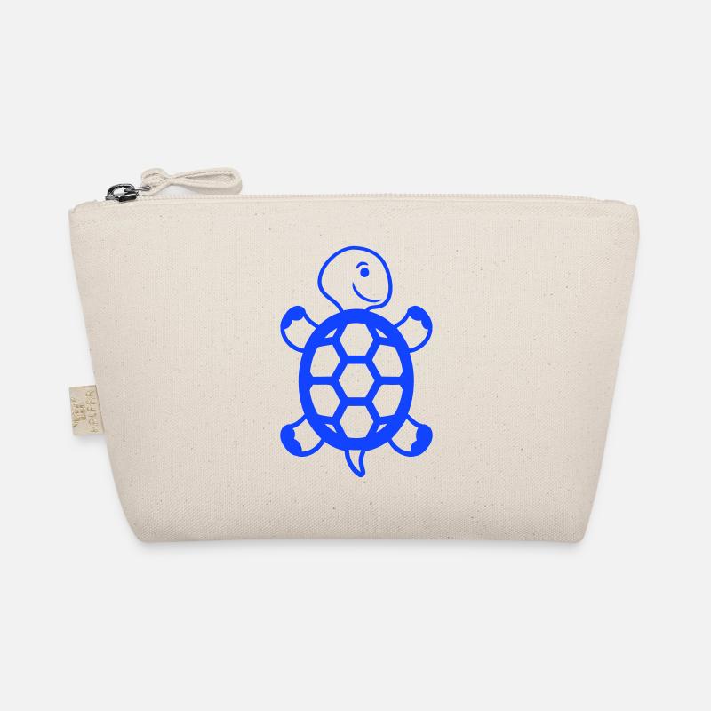 Turtle Holds Tight Wall Climbing Cute Organic Pouch