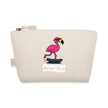 Flamingo on the Move Skate - Bio-Täschchen - Natur - Vorne