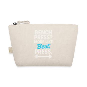 Funny Bench Press Meme Spot Me Bro Powerlifting - Organic Pouch - nature - Front
