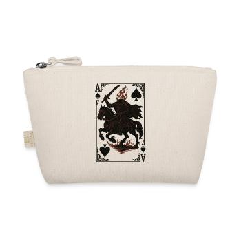 Knight on Flaming Steed Card - Organic Pouch - nature - Front