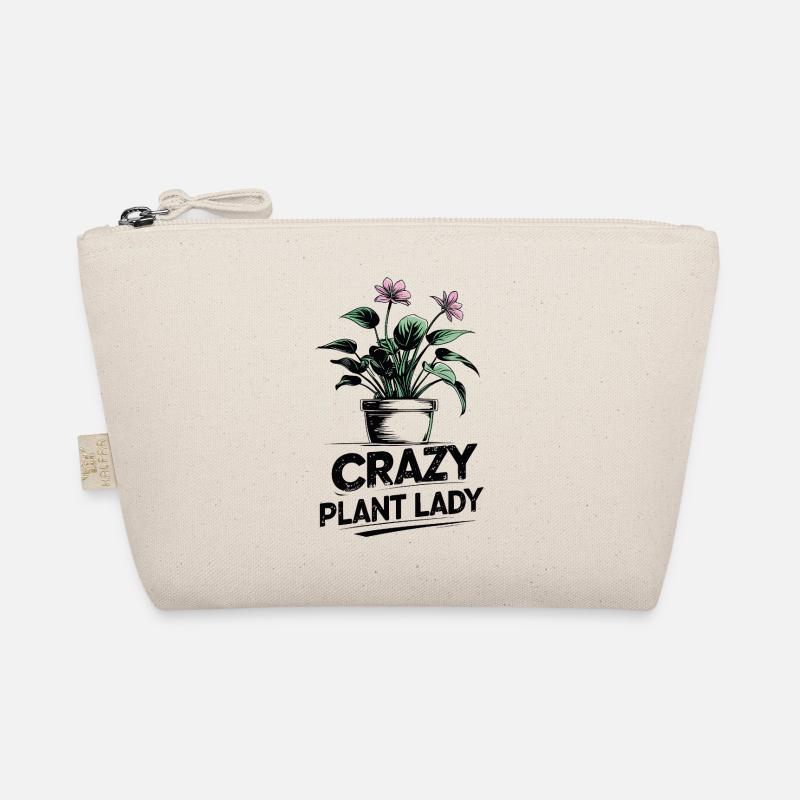 Crazy Plant Lady Floral Pot Tee Trousse biologique