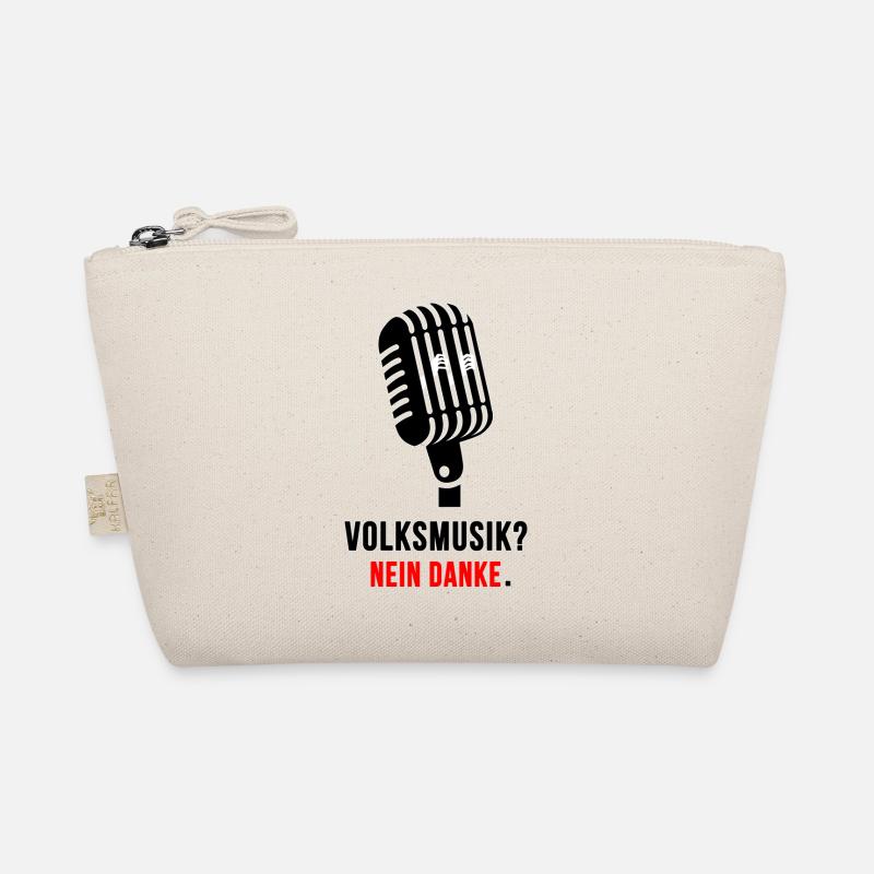 Non merci Musique folk Microphone Déclaration Trousse biologique