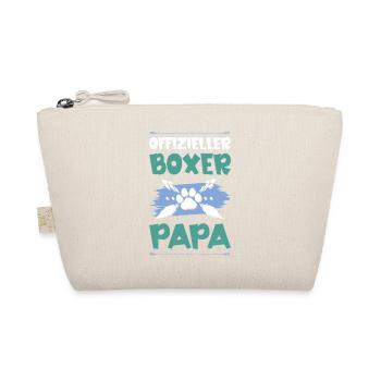 Boxer Dogs Dad - Organic Pouch - nature - Front