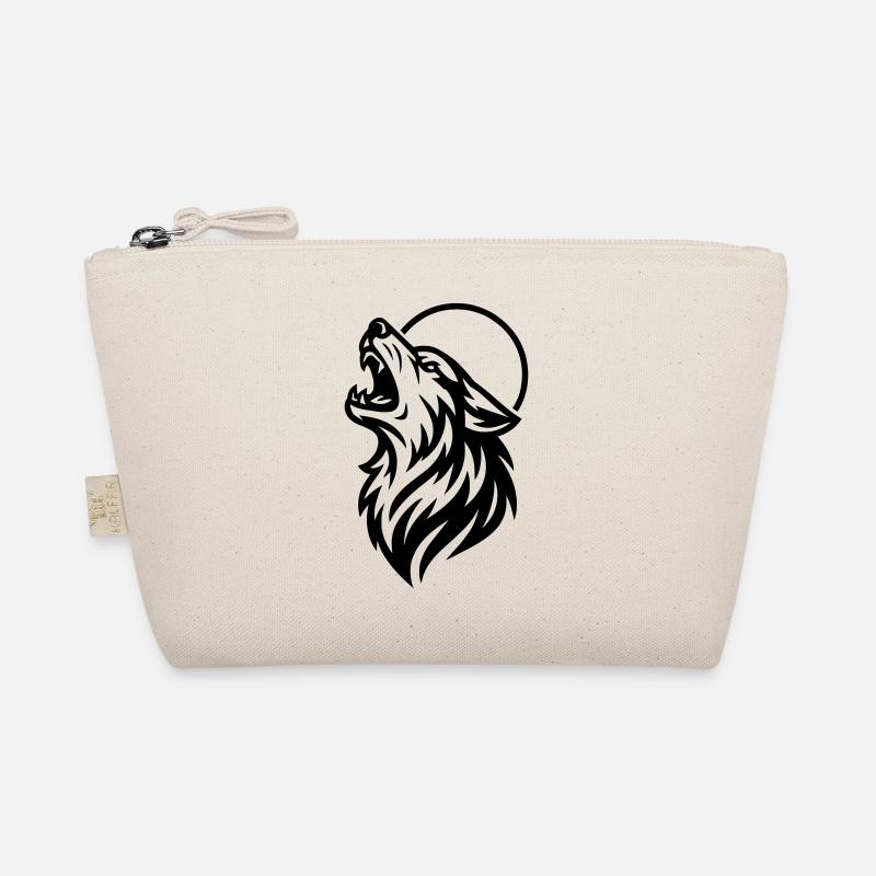 Heulender Wolf Bio-Täschchen