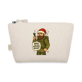 Ready for the holiday emergency - Organic Pouch - nature - Front