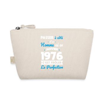 Anniversaire 50 ans - Né en Janvier 1976 - Trousse biologique - nature - Devant
