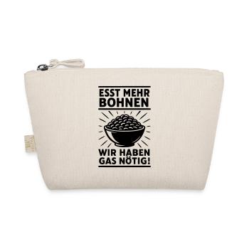 bohnen essen furzen gas - Bio-Täschchen - Natur - Vorne