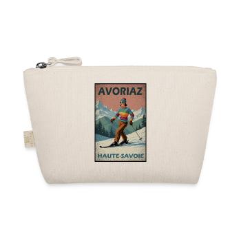 Avoriaz Morzine France - Organic Pouch - nature - Front