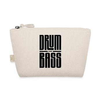 Drum and Bass Fette Typografie - Bio-Täschchen - Natur - Vorne