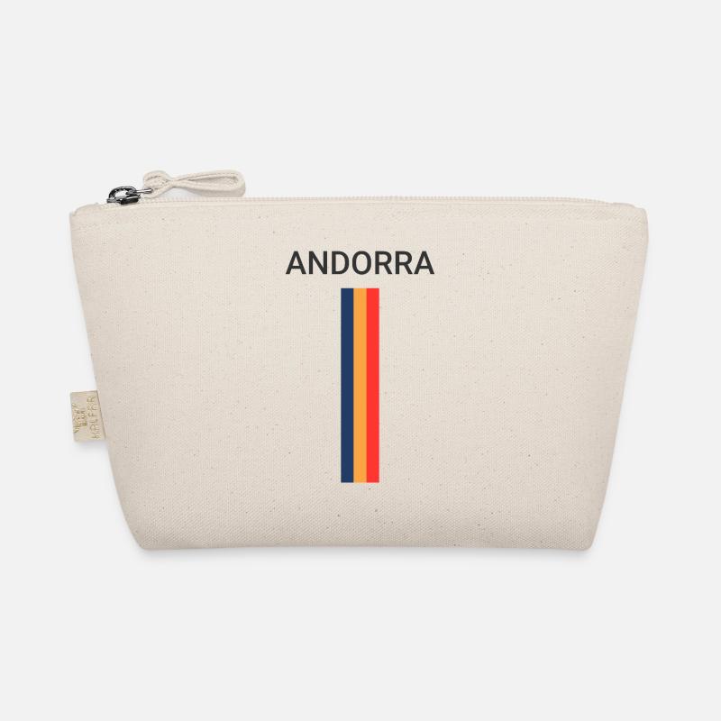 Andorra Flagge Bio-Täschchen