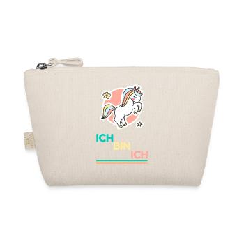 Licorne pastel Je suis moi - Trousse biologique - nature - Devant
