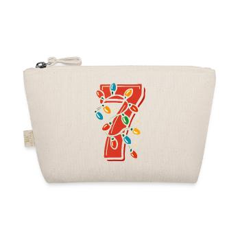 Fun 67 Number 6-7 6 7 Matching Christmas Six You - Organic Pouch - nature - Front