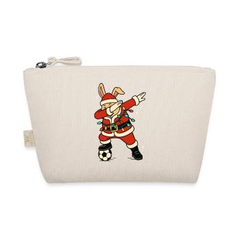 Football de football du Père Noël lapin en lapin, mignon - Trousse biologique - nature - Devant