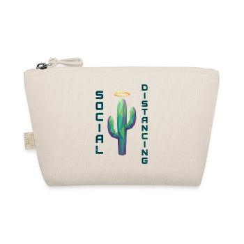 Social Distancing Cactus - Organic Pouch - nature - Front