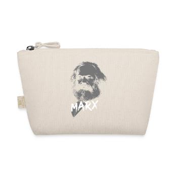 Marxist Silhouette Portrait - Organic Pouch - nature - Front