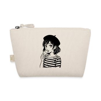 Femme française avec croissant - Trousse biologique - nature - Devant
