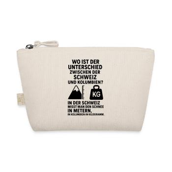 Snow Joke Switzerland Colombia Meter Kilogram - Organic Pouch - nature - Front