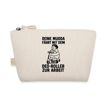 deine mutter witz deo roller mofa drogerie  - Bio-Täschchen - Natur - Vorne