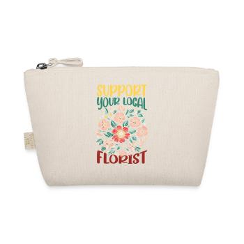 SH0982-Support_Your_Local_Florist - Bio-Täschchen - Natur - Vorne