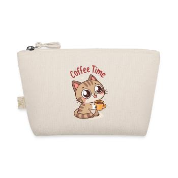 Kitten Coffee süßer Moment - Bio-Täschchen - Natur - Vorne