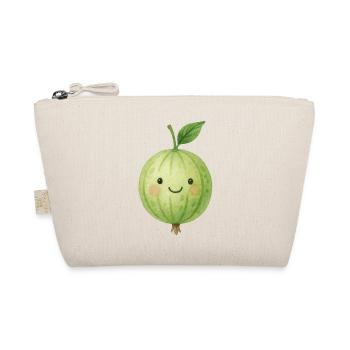 Gooseberry Kawaii Kids Baby Fruit Motif Cute - Organic Pouch - nature - Front