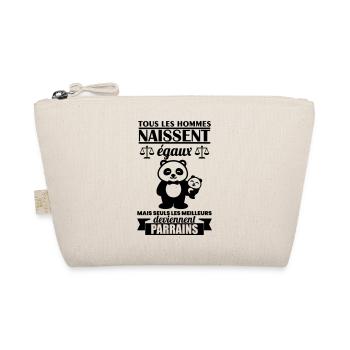Cadeau Parrain Panda – Meilleur Parrain - Trousse biologique - nature - Devant