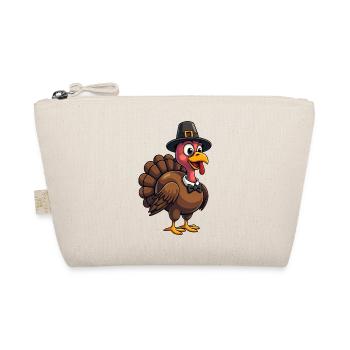 Thanksgiving Funny Thanksgiving Turkey - Organic Pouch - nature - Front