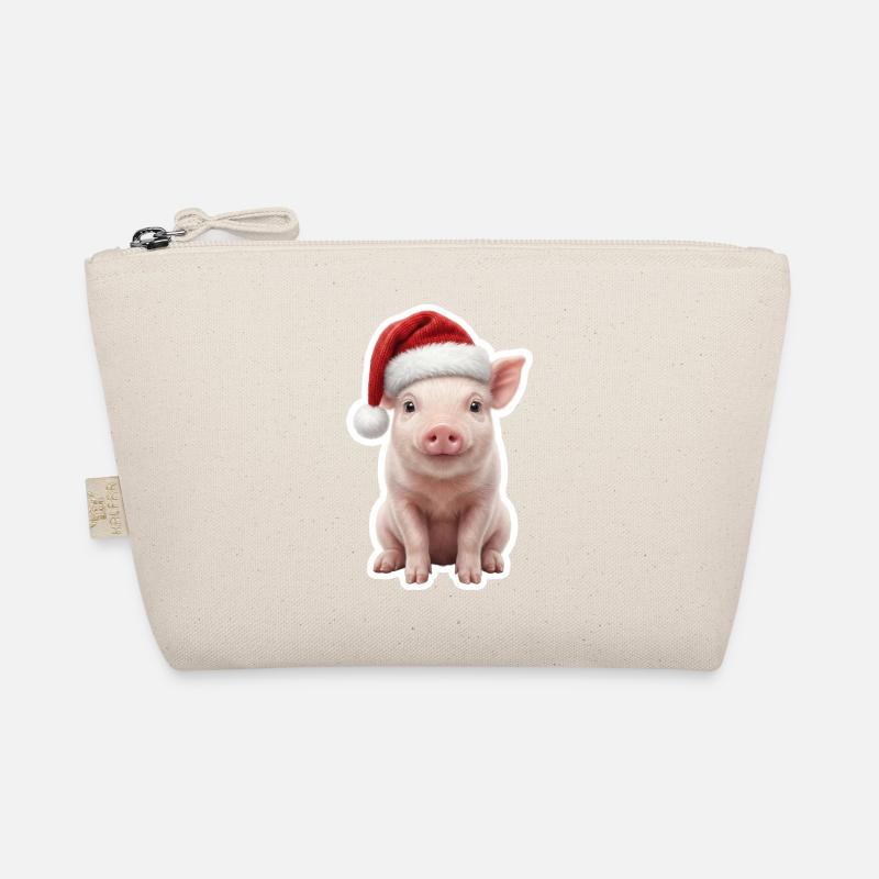 Piglet Makes Grunt - Christmas Pig Organic Pouch