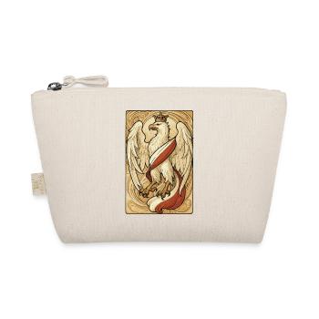 Poland Polska Eagle Flag Art Nouveau Gift - Organic Pouch - nature - Front