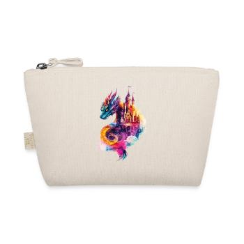 Dragon Castle Fantasy Magic Mythology Creature - Organic Pouch - nature - Front