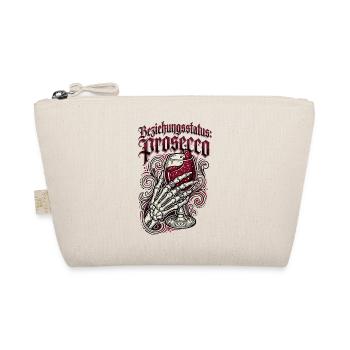 Relationship status Prosecco Funny German Wine Gift - Organic Pouch - nature - Front