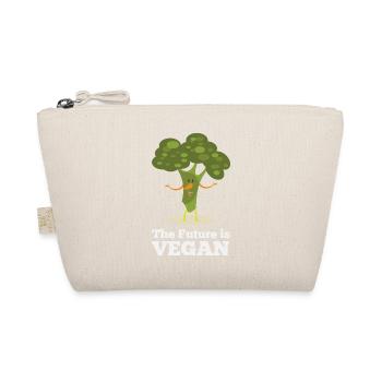 The Future is Vegan - Organic Pouch - nature - Front