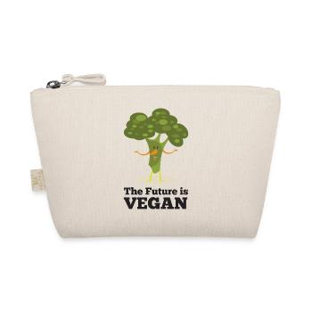 The Future is Vegan - Organic Pouch - nature - Front
