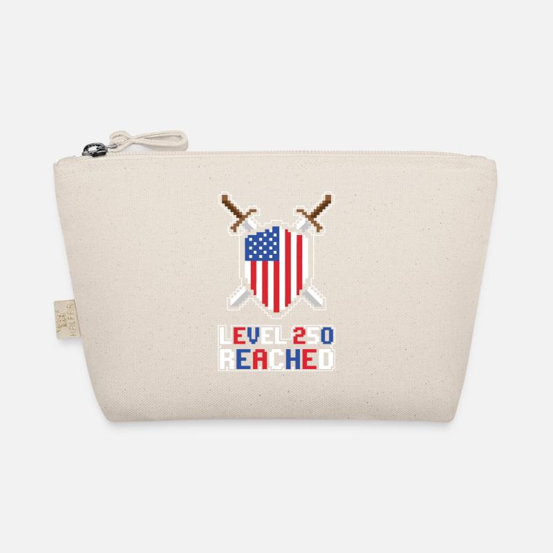Level 250 Reached USA Gamer Organic Pouch