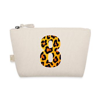 Leopard 8 Print - Organic Pouch - nature - Front