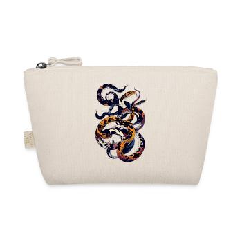 Motif artistique de serpent de mode serpents entrelacés - Trousse biologique - nature - Devant