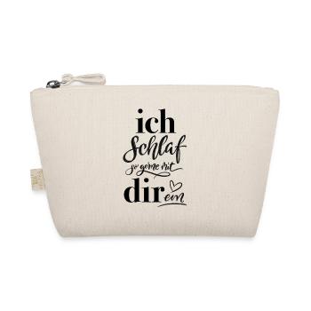 L’amour. J’adore m’endormir avec toi. - Trousse biologique - nature - Devant