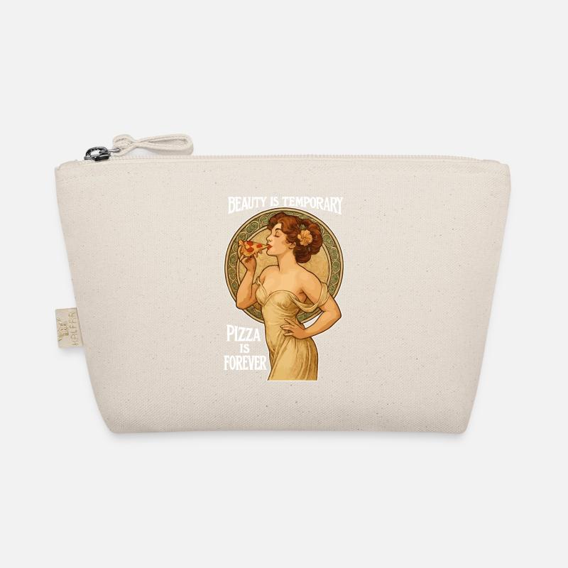 Pin-Up Pizza Art – Beauty Is Temporary Bio-Täschchen