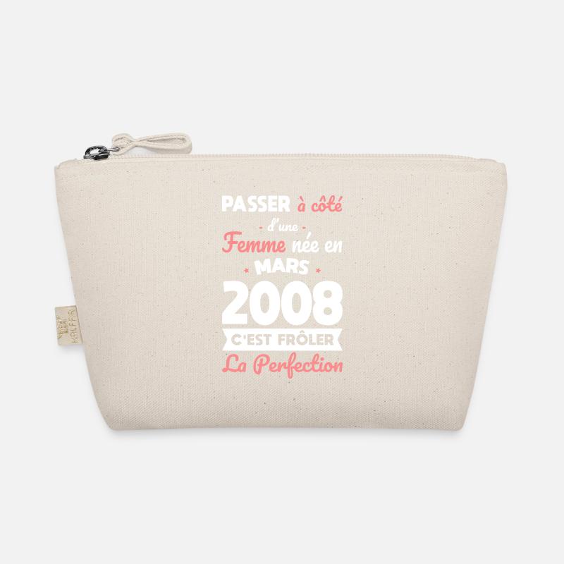 Anniversaire 18 ans - Née en Mars 2008 Trousse biologique