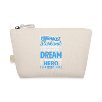 Pharmacist Husband Pharmacy Technician - Organic Pouch - nature - Front