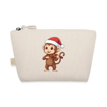 Le singe de Noël jouant de l’art du violon - Trousse biologique - nature - Devant