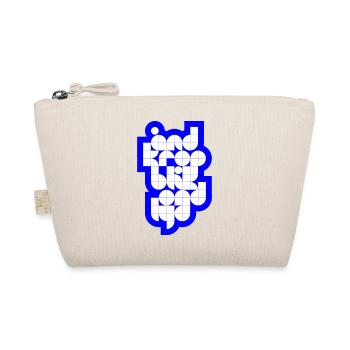 Mots de poésie - Bleu et Blanc - Trousse biologique - nature - Devant