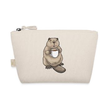 Beaver Coffee Mug - Organic Pouch - nature - Front