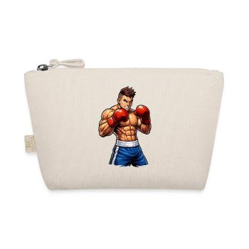 Boxer Boxing Fighter - Organic Pouch - nature - Front