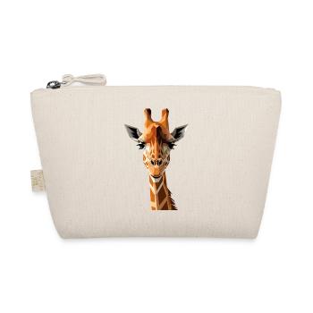 Giraffe Africa Love Safari Wilderness Cute Giraffes - Organic Pouch - nature - Front